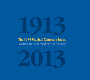Cover of the book 30-98 Vauxhall Centenary Index by Nic Portway