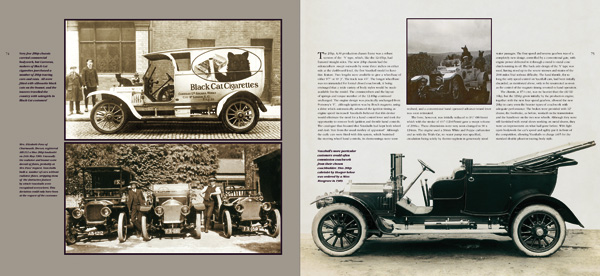 First spread illustration from Vauxhall Cars 1903-1918, Book 1, Building the Power