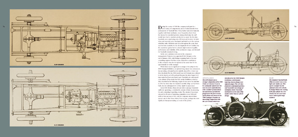 Second spread illustration from Vauxhall Cars 1903-1918, Book 1, Building the Power