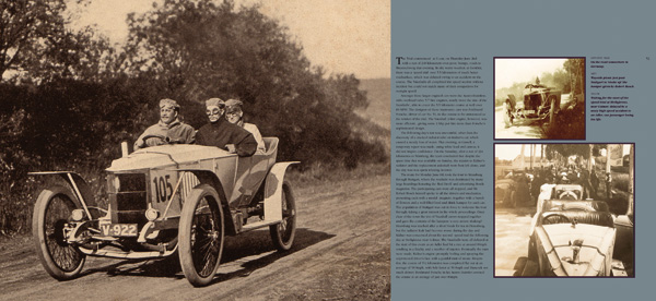 First spread illustration from Vauxhall Cars 1903-1918, Book 2, Claiming the Rewards